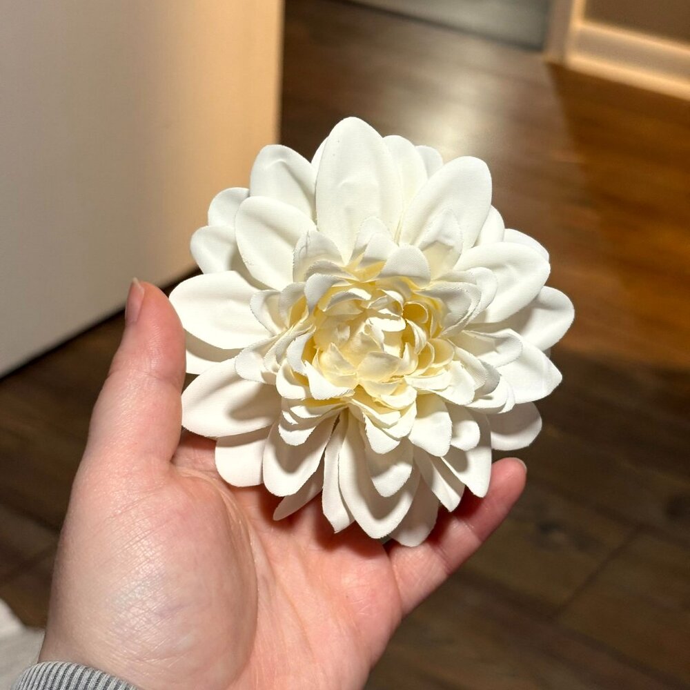 yellow fake flowers. pack of 24 never used